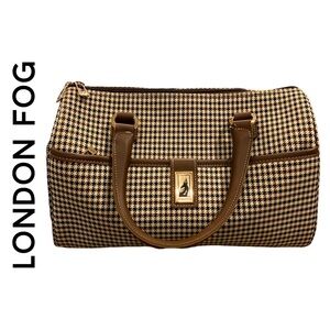 London Fog Oxford style carry-on handbag